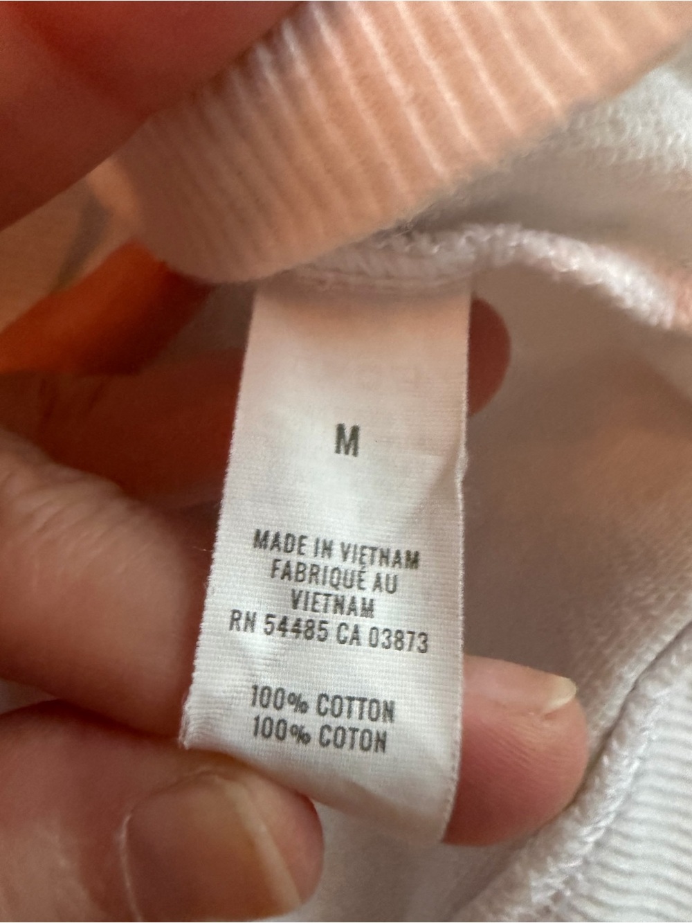 aerie White Half-Zip Hoodie Sweatshirt 100% cotton - Picture 4 of 8